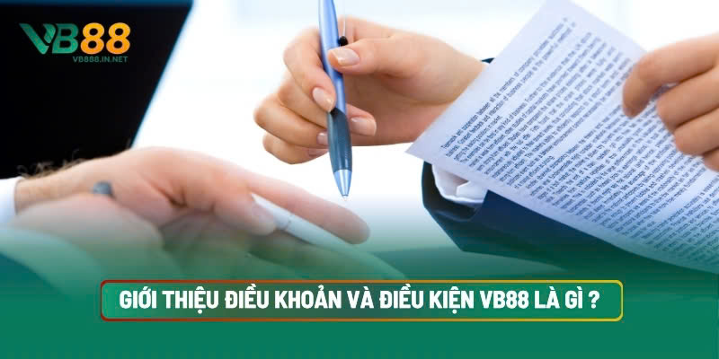 Điều khoản và điều kiện VB88 2 Giới Thiệu Điều Khoản Và Điều Kiện VB88 Là Gì ?